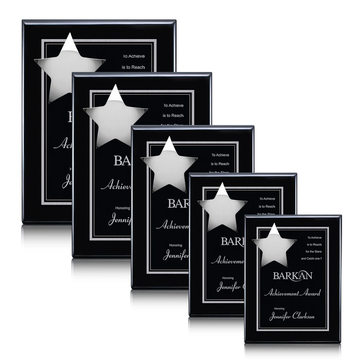 Hollister Plaque - Black/Chrome 1
