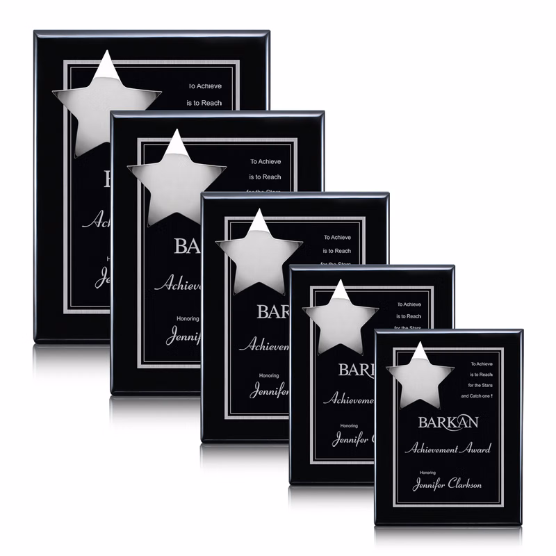 Hollister Plaque - Black/Chrome