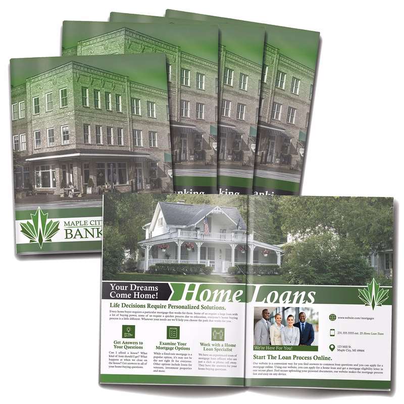 40-page (8.5x11) Booklet (High Gloss UV-Coated Cover)