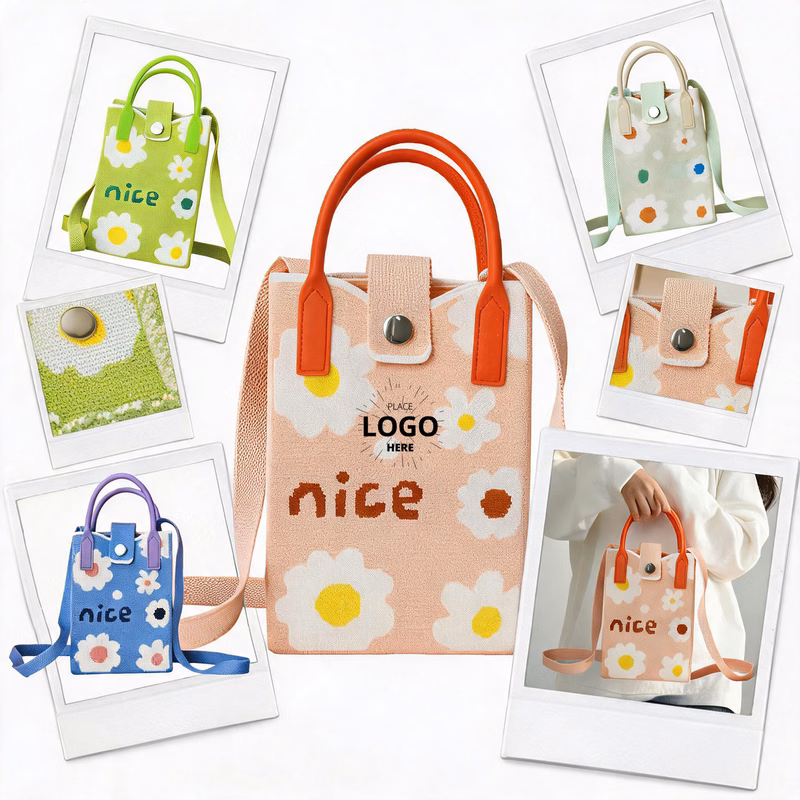 Cute Floral Crossbody Pouch