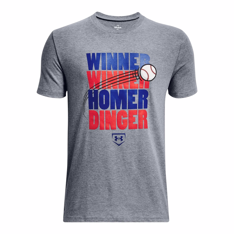 UA Home Dinger Boys' Short Sleeve