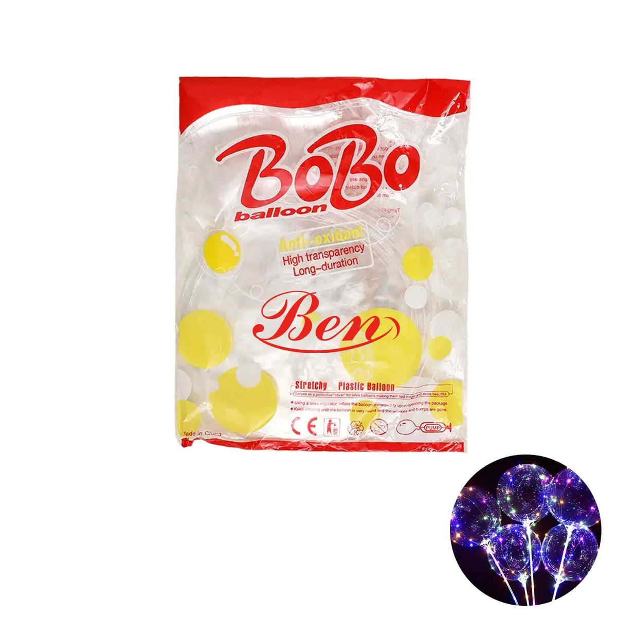 Transparent Cartoon Glow-in-the-dark Balloon 1