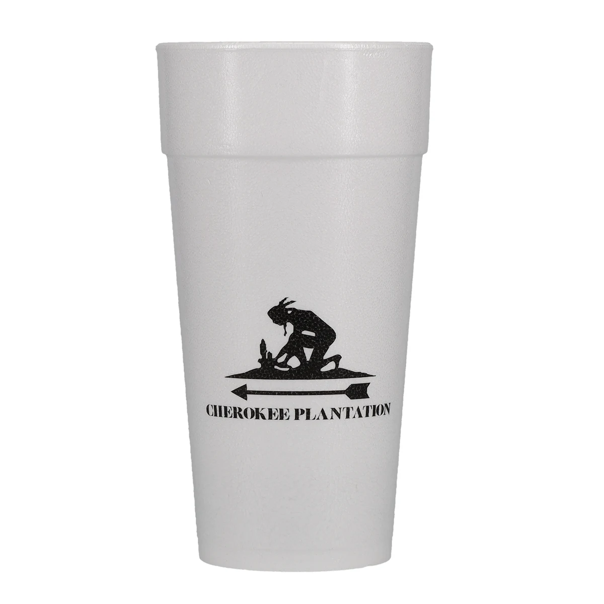 24 oz Foam Cup White Tradition Print 1