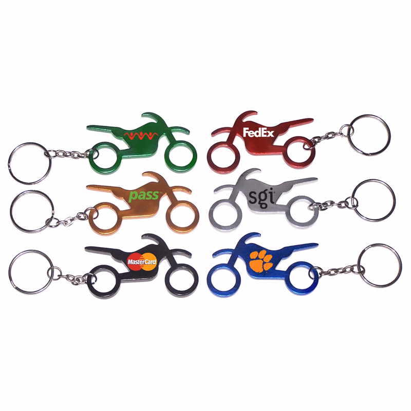 Motorbike Shape Bottle Opener Key Chain