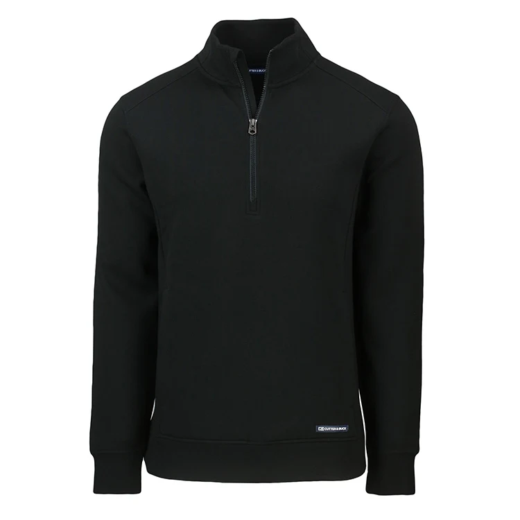 Cutter & Buck Roam Eco Recycled Quarter Zip Pullover, custom hoodie or sweatshirt with logo imprint 1