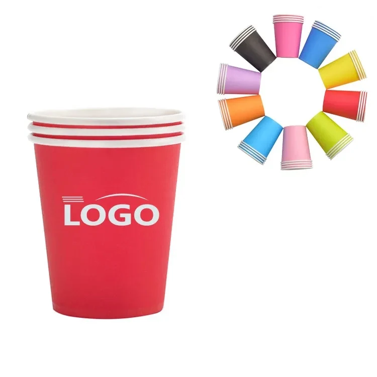 9 oz Custom PMS Color Paper Cup - Free Design 1