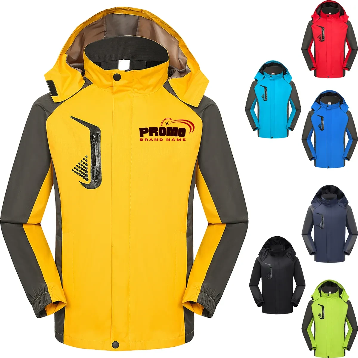 Windproof Multi Pockets Multifunctional Detachable Jacket 1