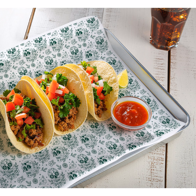 One Color 1-Sided Food Safe Paper (12" x 16")