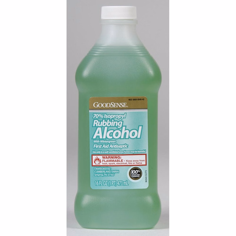 70% Isopropyl Alcohol - 16 oz Wintergreen & Glycerin