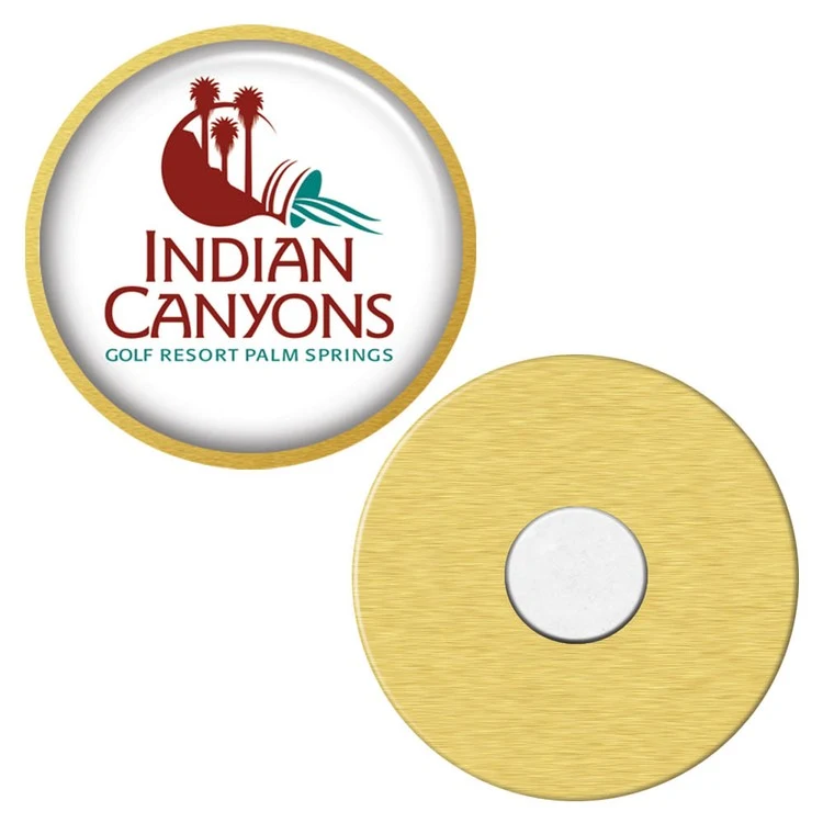Express Vibraprint 1" Round Lapel Pin With Magnet Back 1