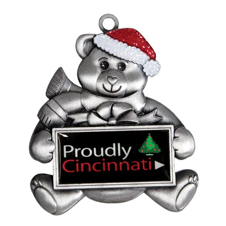Vibraprint® Teddy Bear Holiday Ornament 1