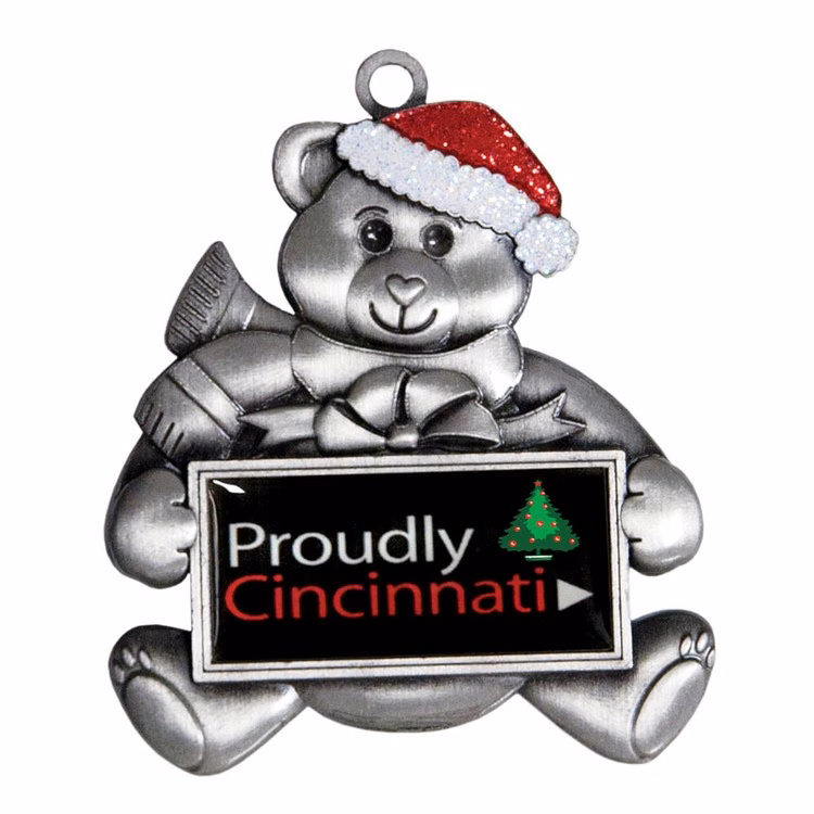 Vibraprint® Teddy Bear Holiday Ornament