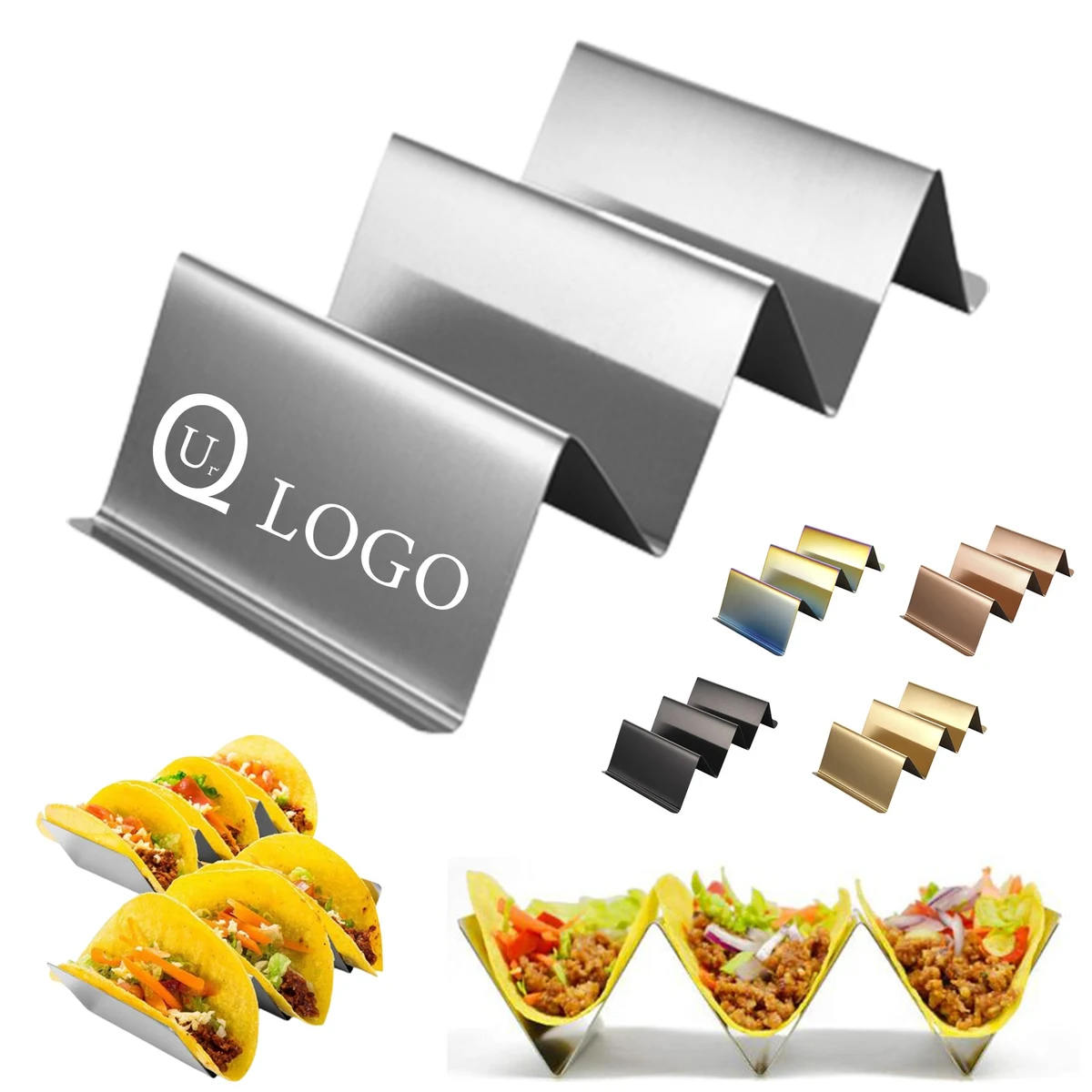 Stainless Steel Taco Holders 1