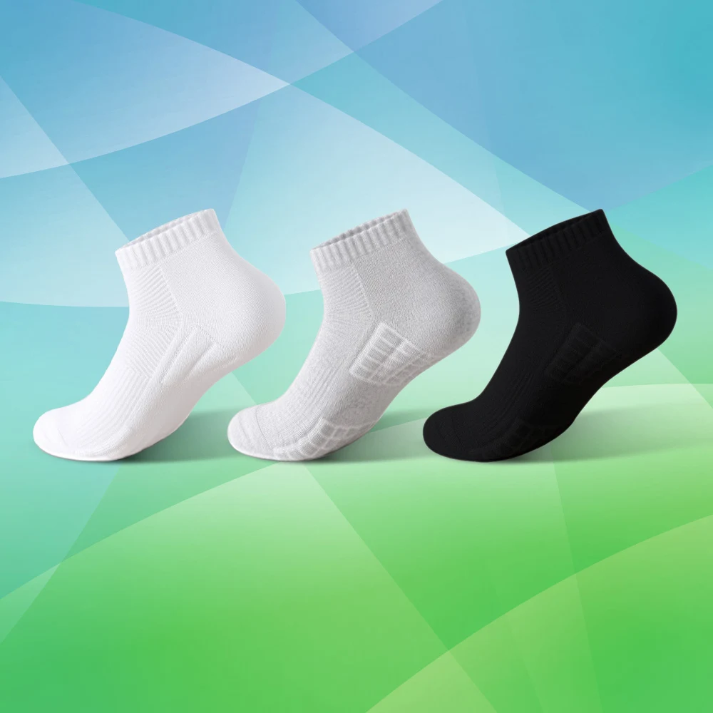 Low Cut Cushioned Sports Non-Slip Unisex Socks 1