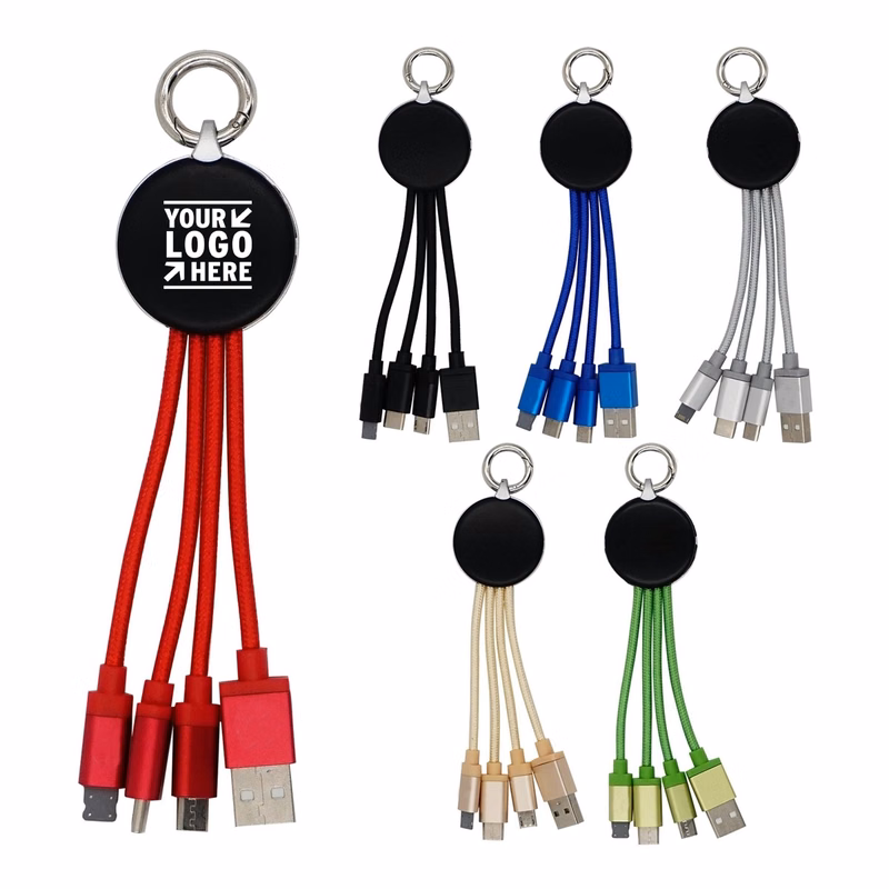 3 In 1 Light Up Logo Charging Cable
