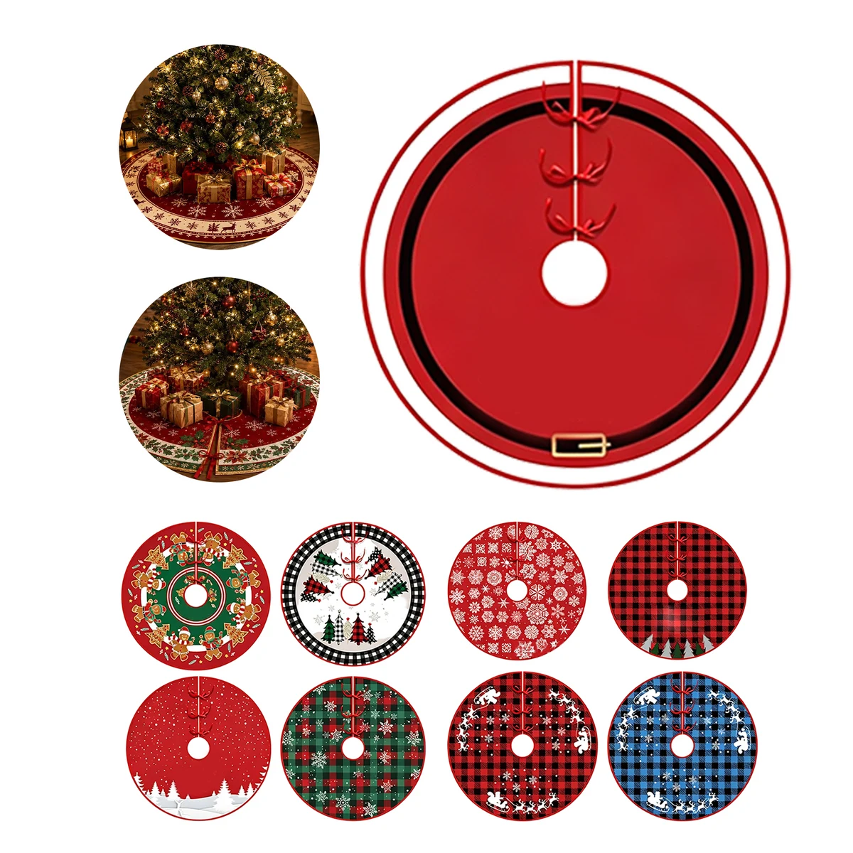 36.2 Inch Christmas Tree Skirt 1