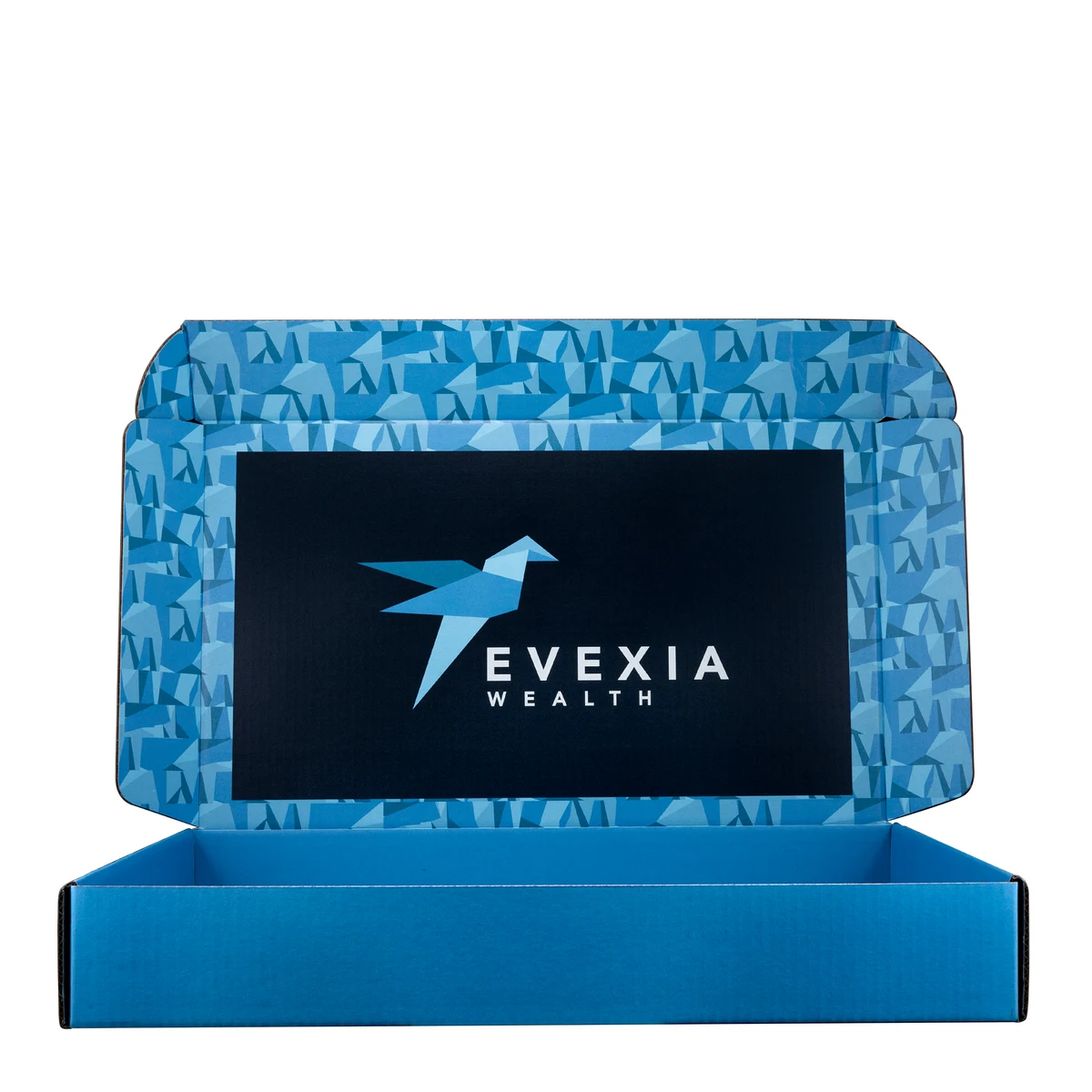Mailing Box B-Flute 20.000" x 12.000" x 3.000" Group F - 720 sq in White Digital Print 1