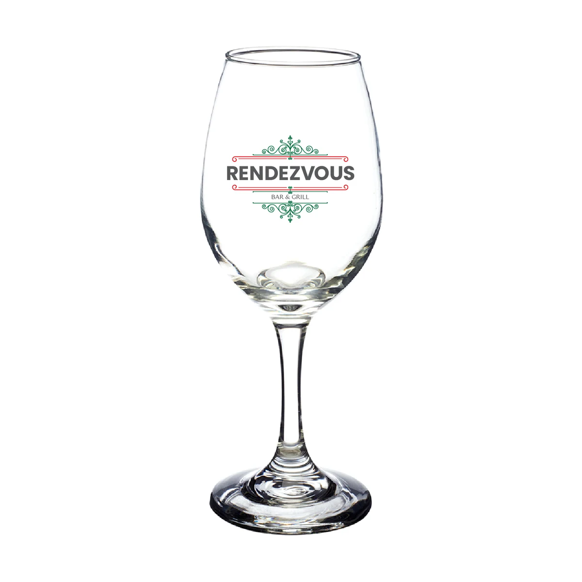 10 oz. Classic Wine Glass (Full Color Imprint) 1