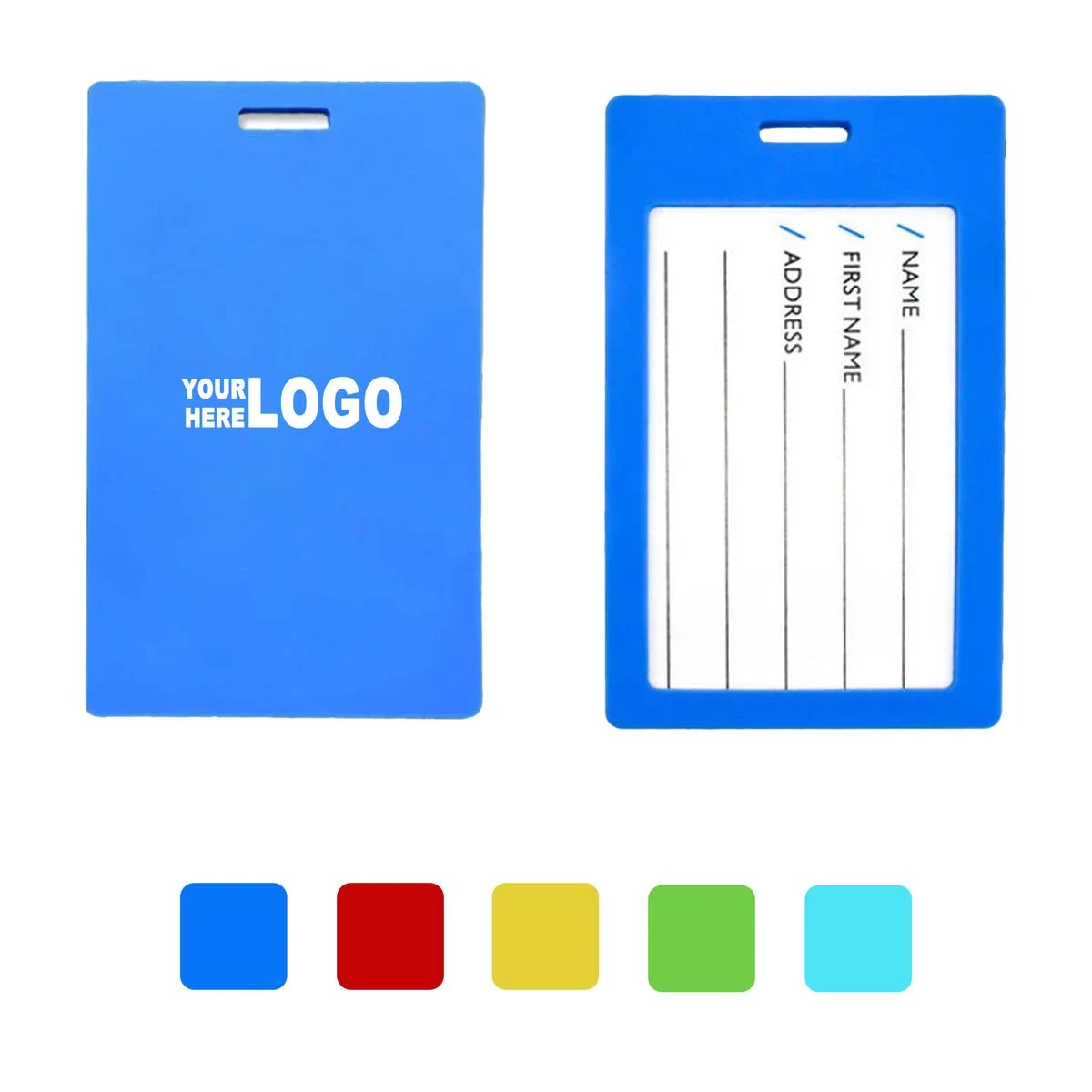 3.2" x 4.7" Personalized PVC ID Badge Working Card 1