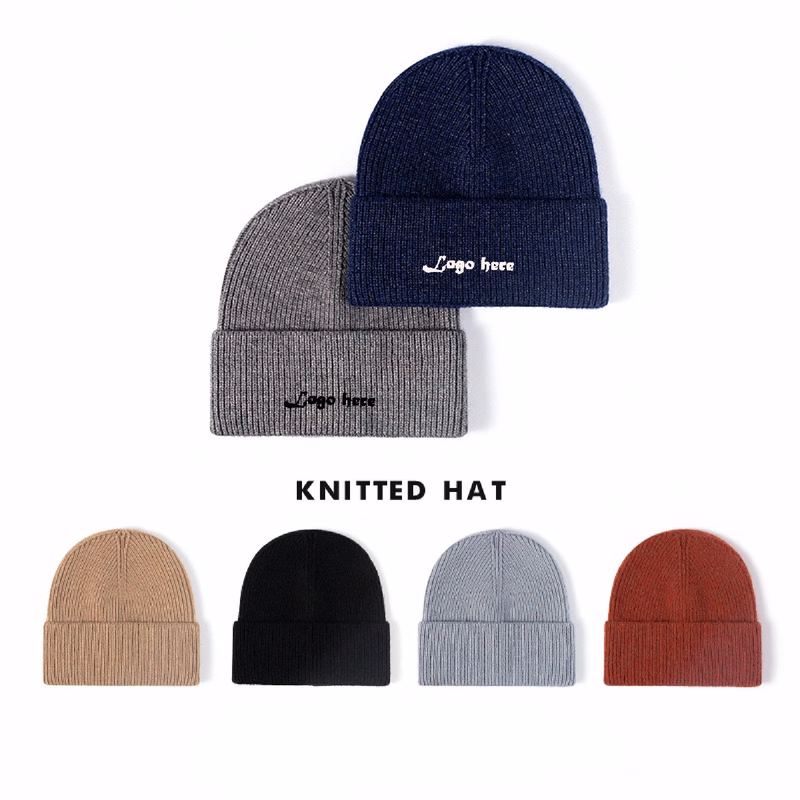 Adjustable Unisex Knit Beanie MOQ 50PCS