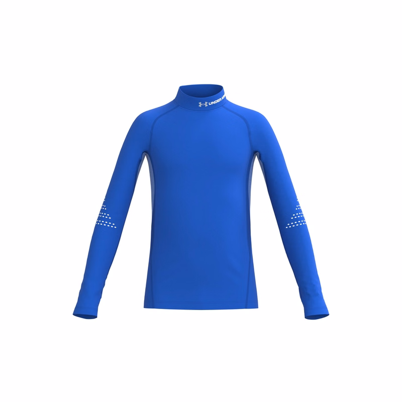 Boys' ColdGear Armour Mock Long Sleeve 