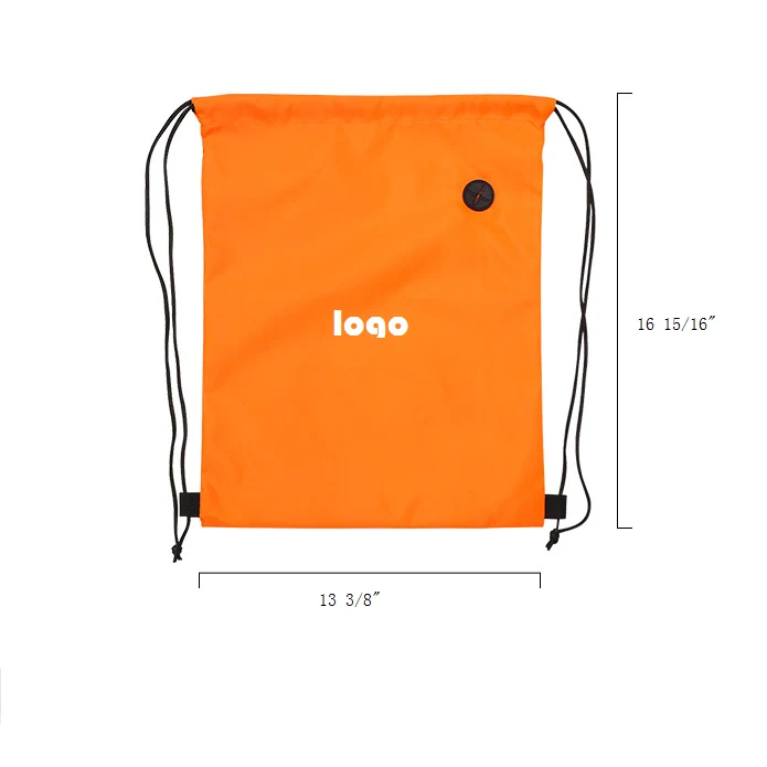 Outdoor Sports Colorful Waterproof Drawstring Bag Backpack 1