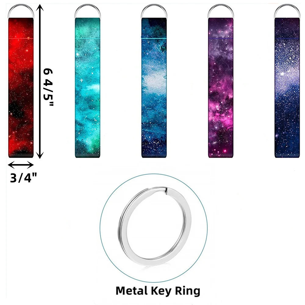 Custom Sublimation Wrist Keychain Lanyard 1
