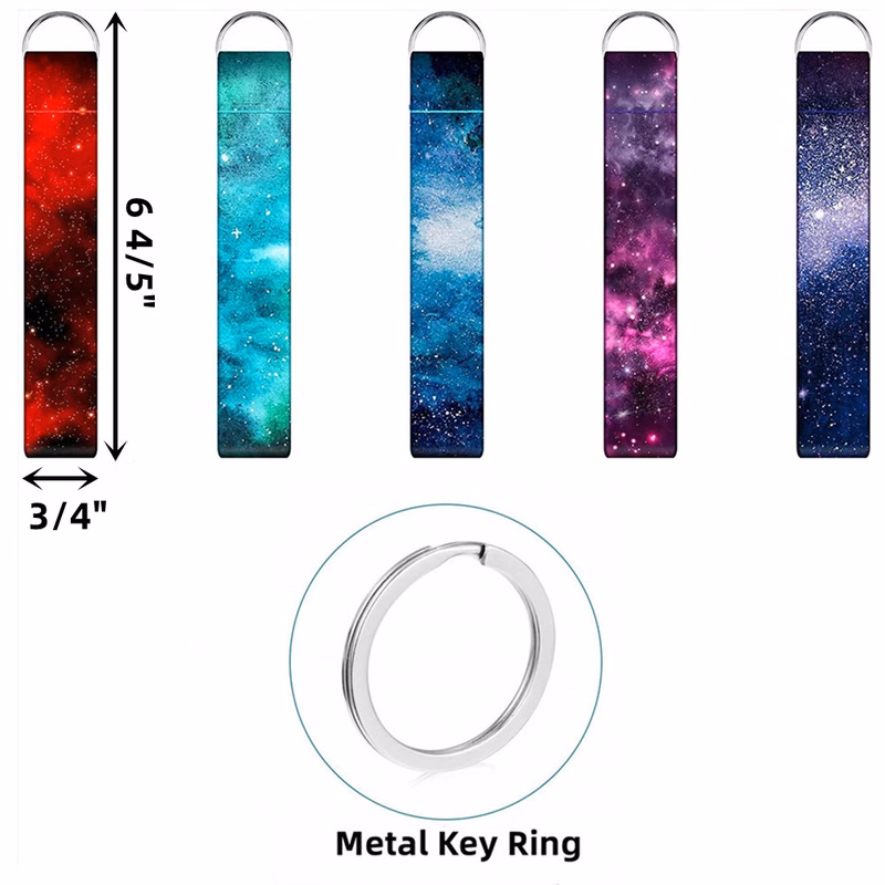Custom Sublimation Wrist Keychain Lanyard