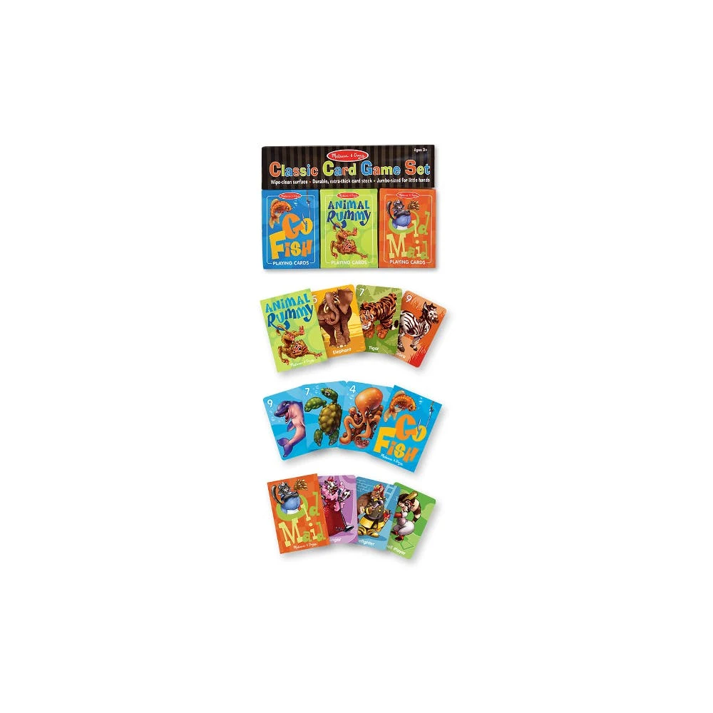 Melissa & Doug Classic Card Games Sets - 3 Games 1