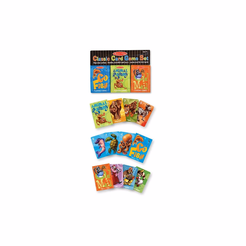 Melissa & Doug Classic Card Games Sets - 3 Games