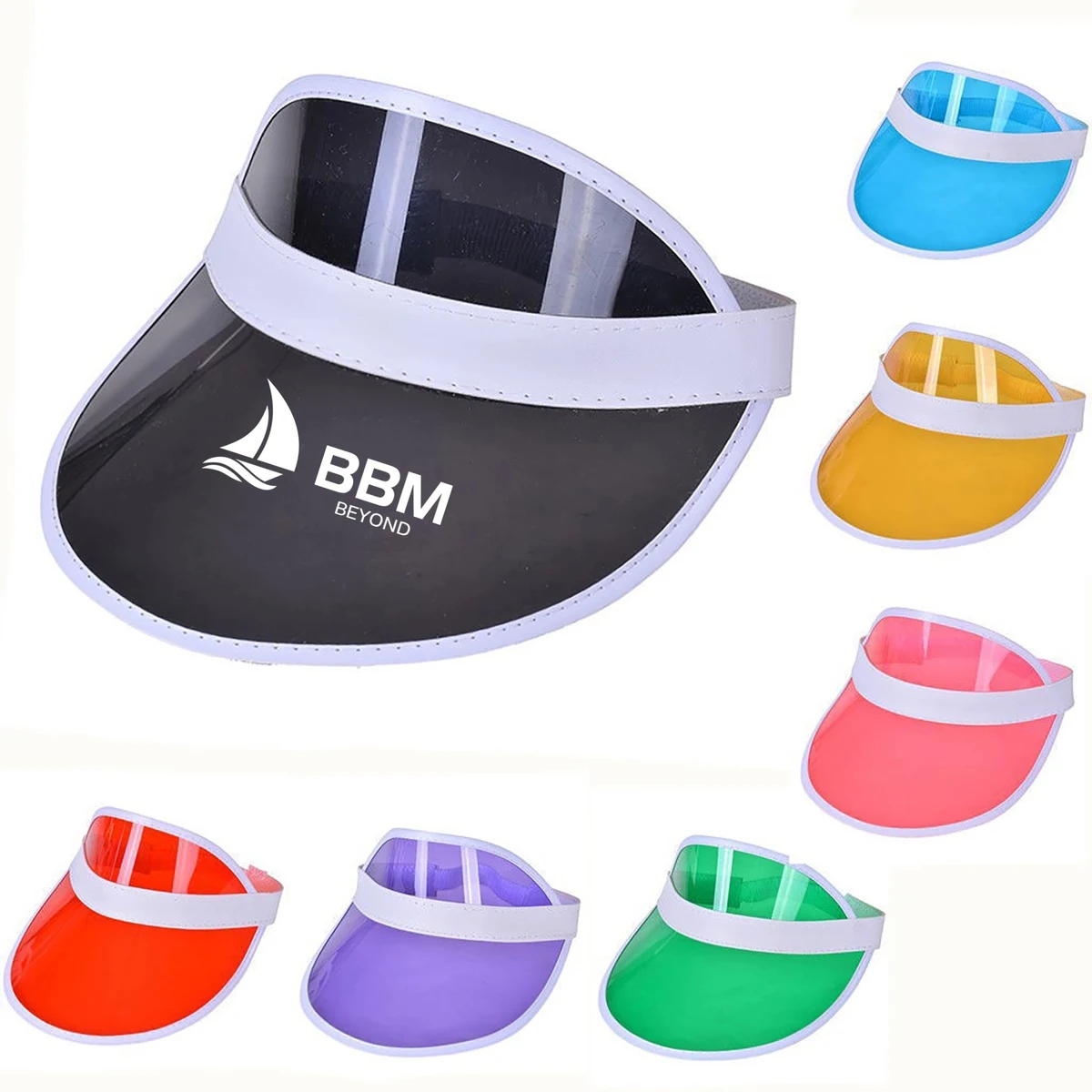 Uv Protection Pvc Visor Cap 1