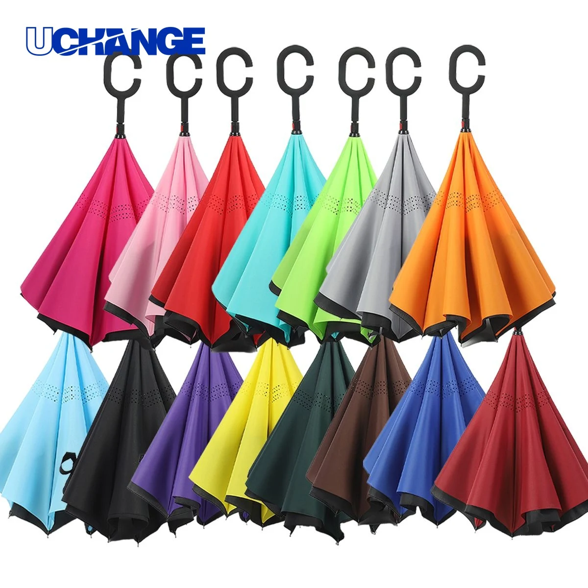 Large C-Handle Reverse Double Umbrella 1