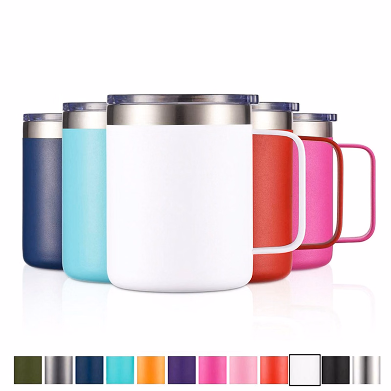 12 Oz. Reusable Stainless Steel Double Insulated Coffee Mug