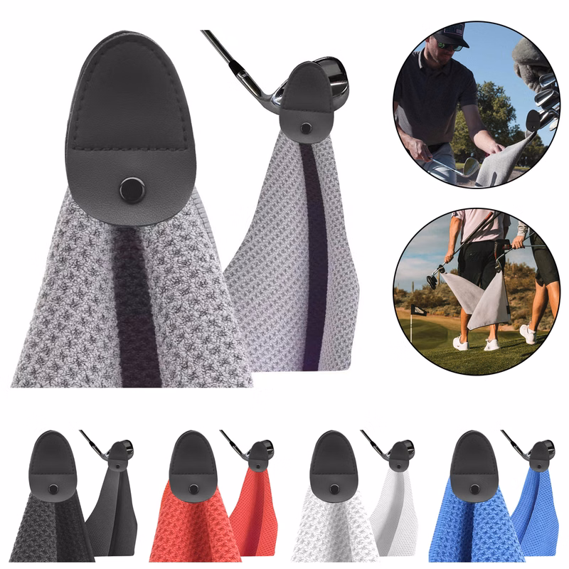 Fold Waffle Pattern Golf Towel