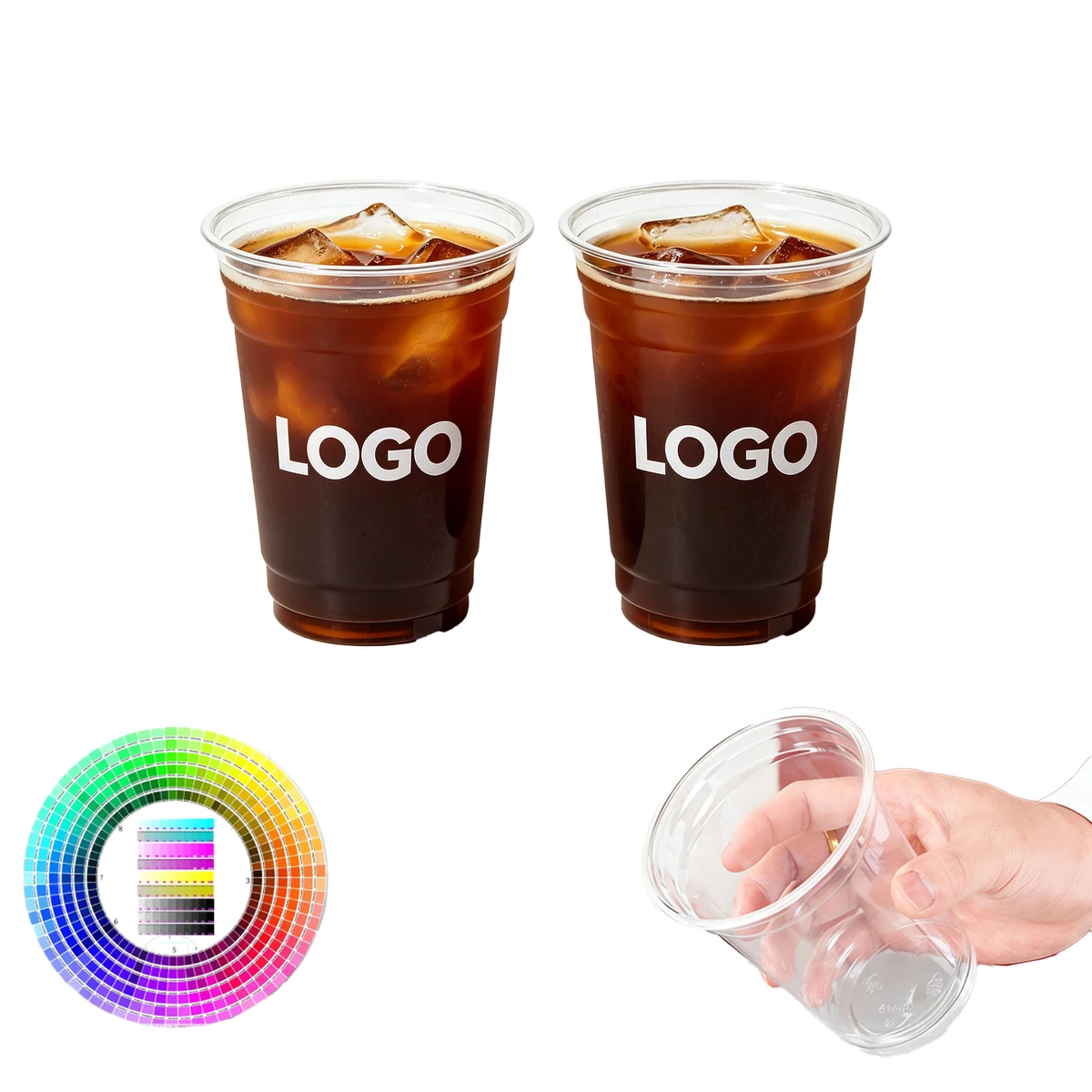 Transparent 16 Oz Disposable Plastic Cup 1