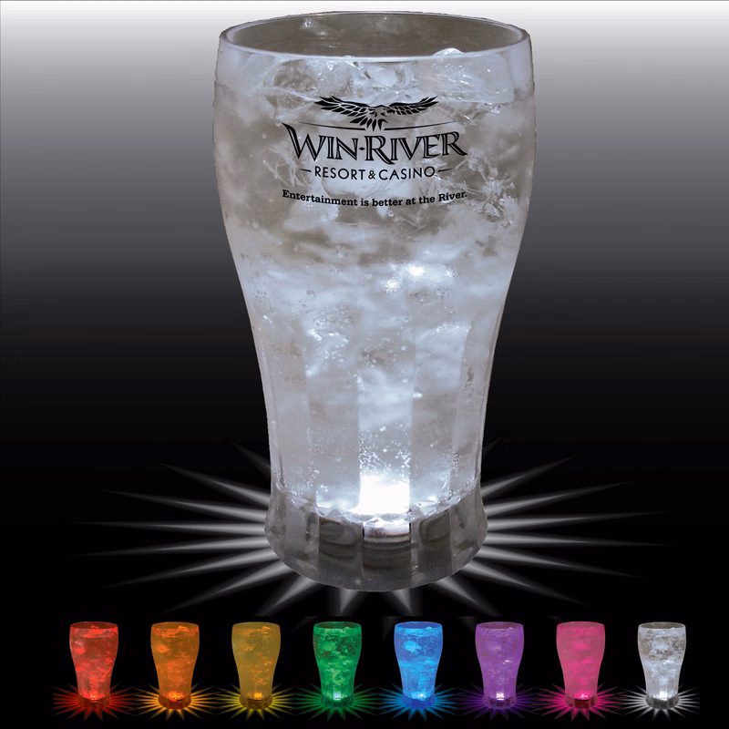 12oz Single Light Plastic Fluted Bell Soda Cup