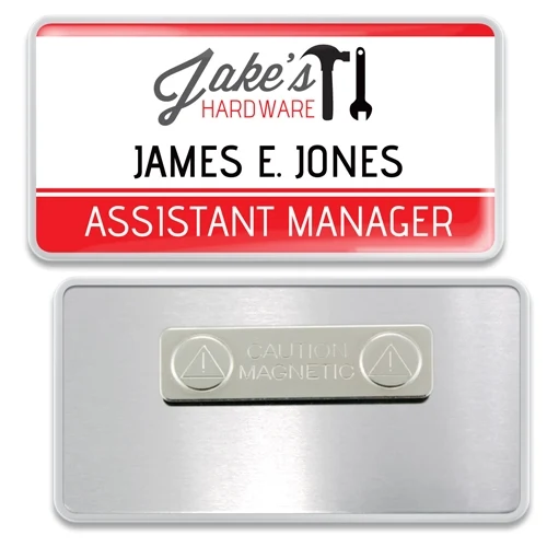 Name Badge - Snap-on Dome 1
