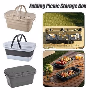 Folding Picnic Basket Multifunctional Bucket