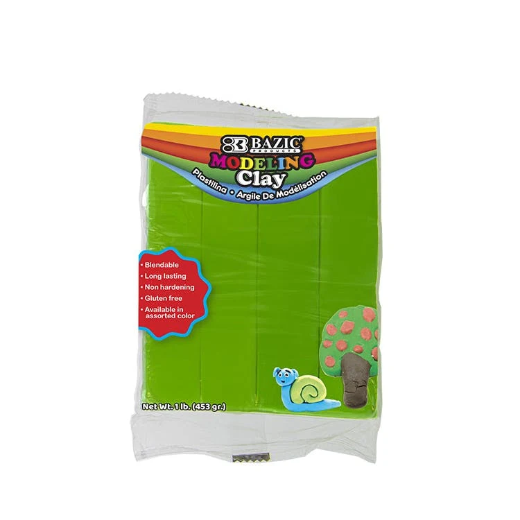 Modeling Clay - 16 oz Green 1