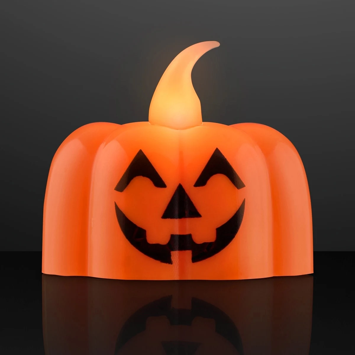 Pumpkin Lights LED Tea Candles 1