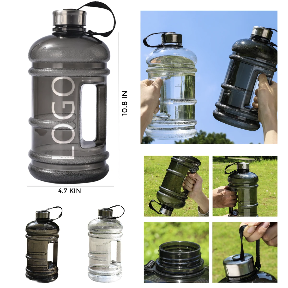 MOQ 10 PCS 68oz Large Capacity Water Bottle 1