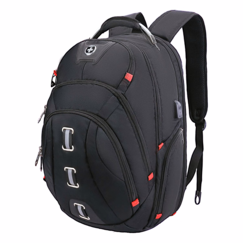 SwissDigital® PIXEL Front Reflectors Travel Backpack
