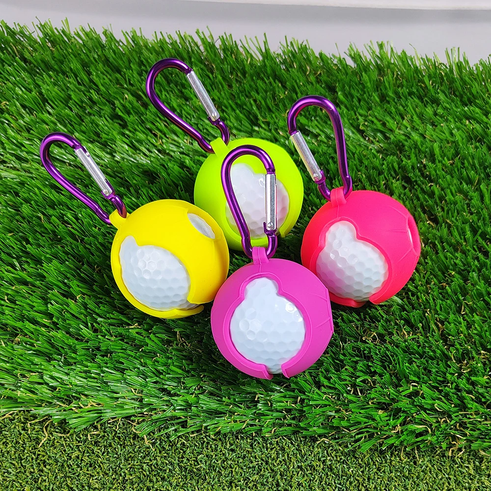 Silicone Golf Ball Holder With Hook 1