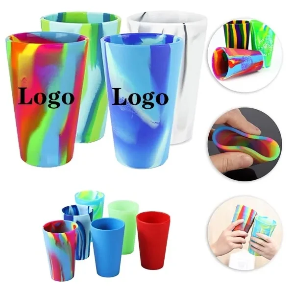 16 oz BPA-Free Silicone Pint Cups 1