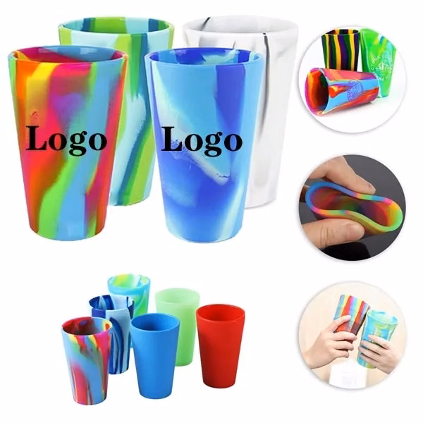 16 oz BPA-Free Silicone Pint Cups