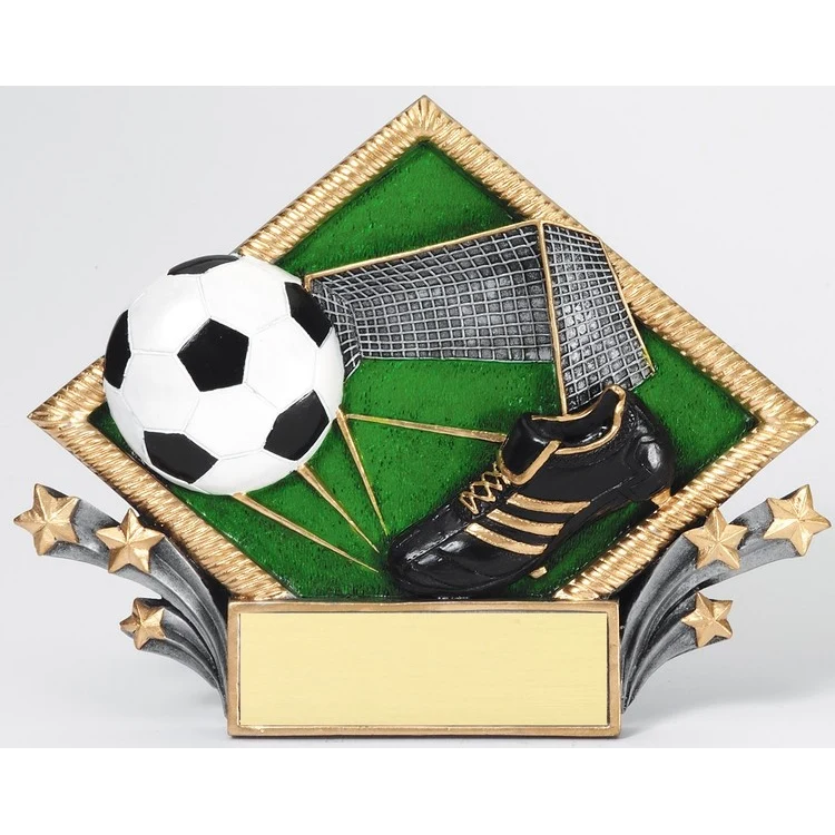 Soccer Diamond Shape Plate Awards 1