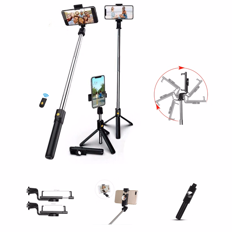 Bluetooth Tripod Selfie Stick Phone Stand