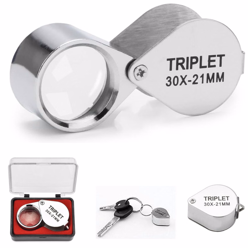 30x 21mm Jewelry Eye Glass Magnifier