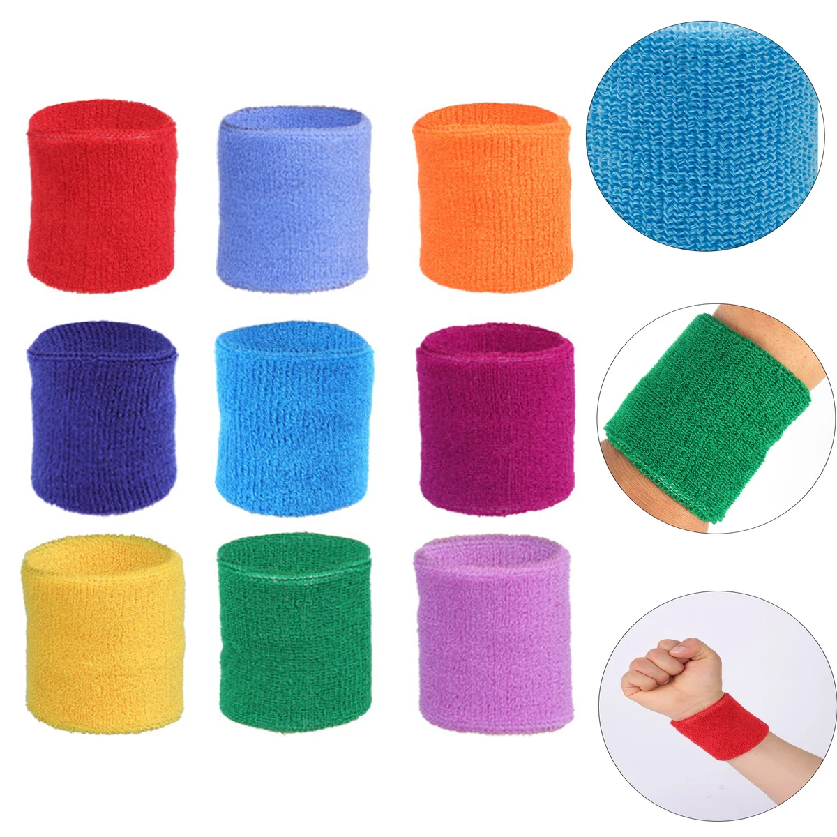 Unisex sports wrist brace Absorb sweat Wristband MOQ100 1