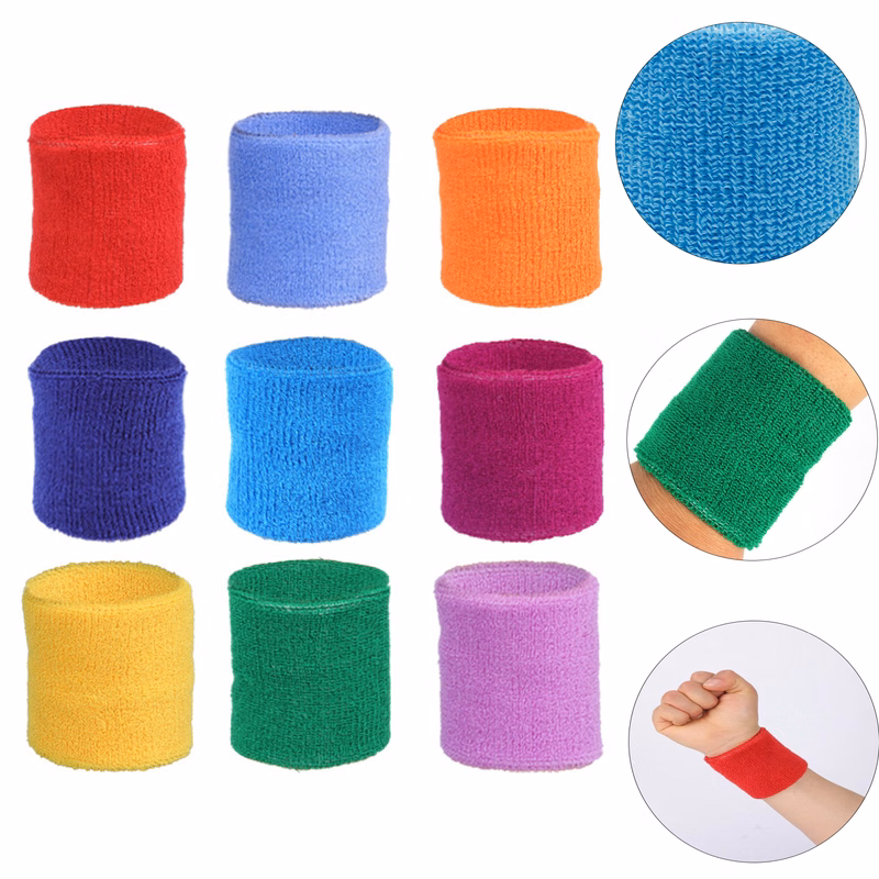 Unisex sports wrist brace Absorb sweat Wristband MOQ100